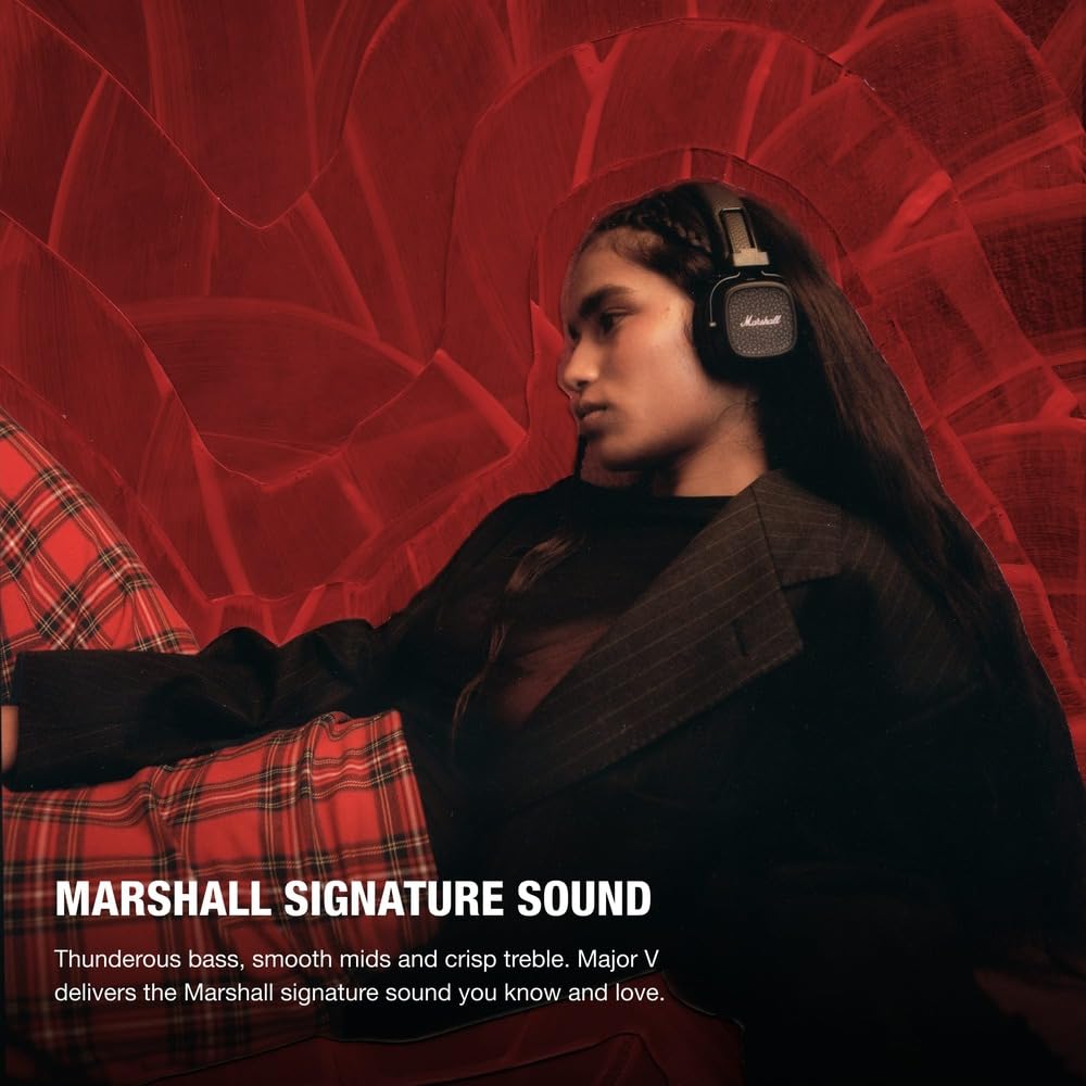 Marshall Major V On-Ear Wireless Bluetooth Headphones