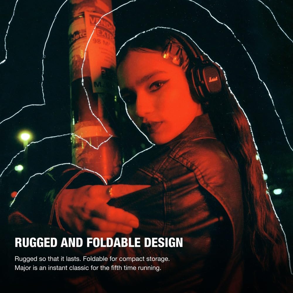 Marshall Major V On-Ear Wireless Bluetooth Headphones