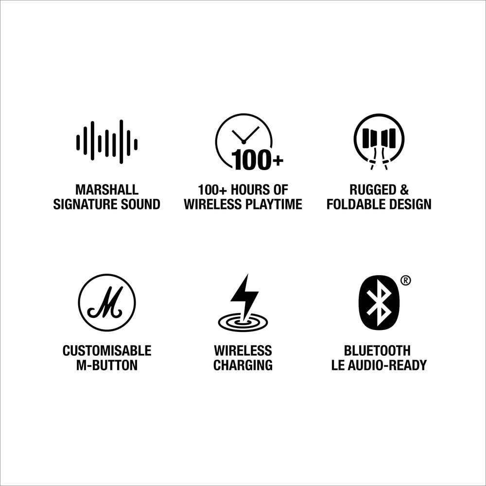 Marshall Major V On-Ear Wireless Bluetooth Headphones