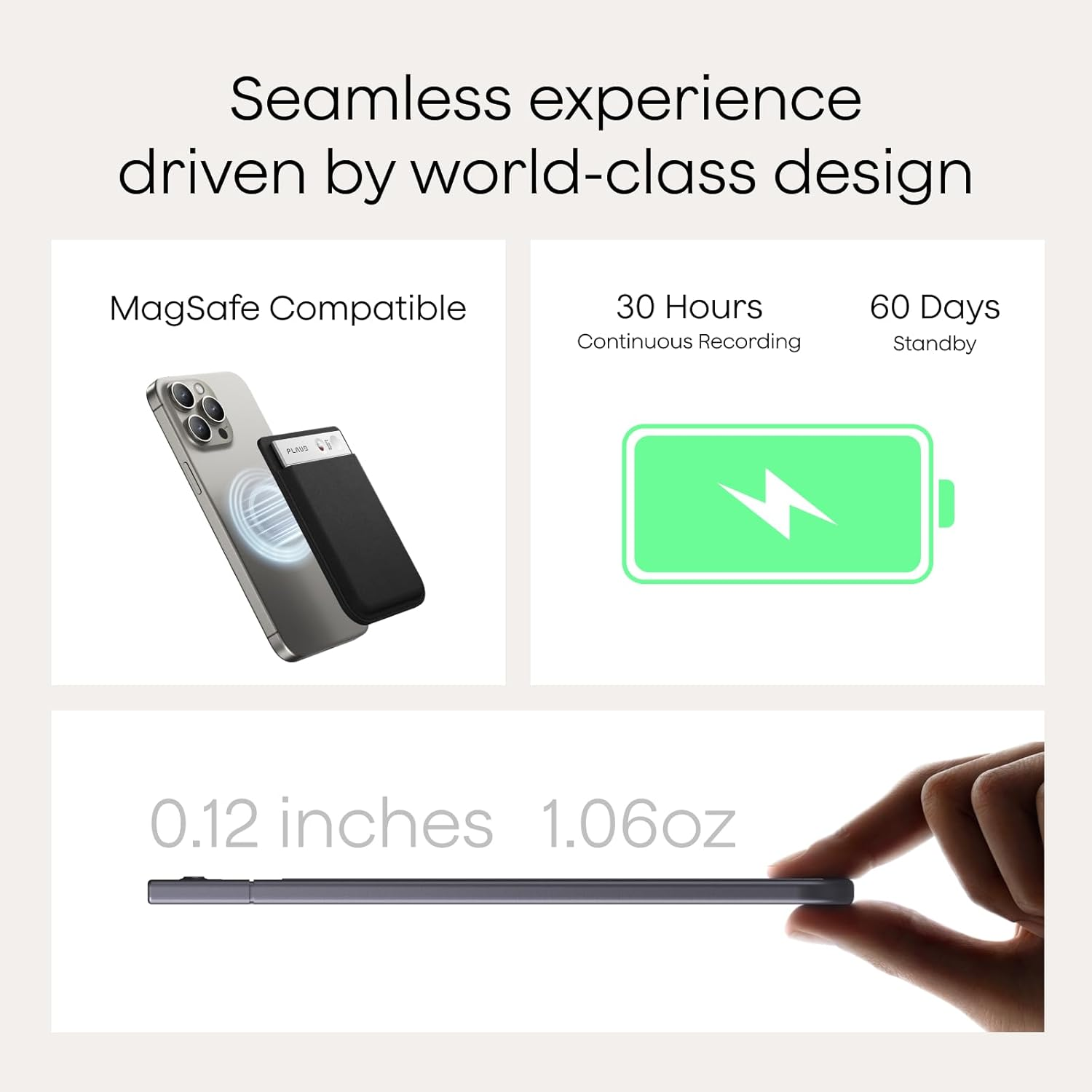 PLAUD Note Pin Starlight PLA-NB100-L PLAUD Note Pin Starlight PLA-NB100-L